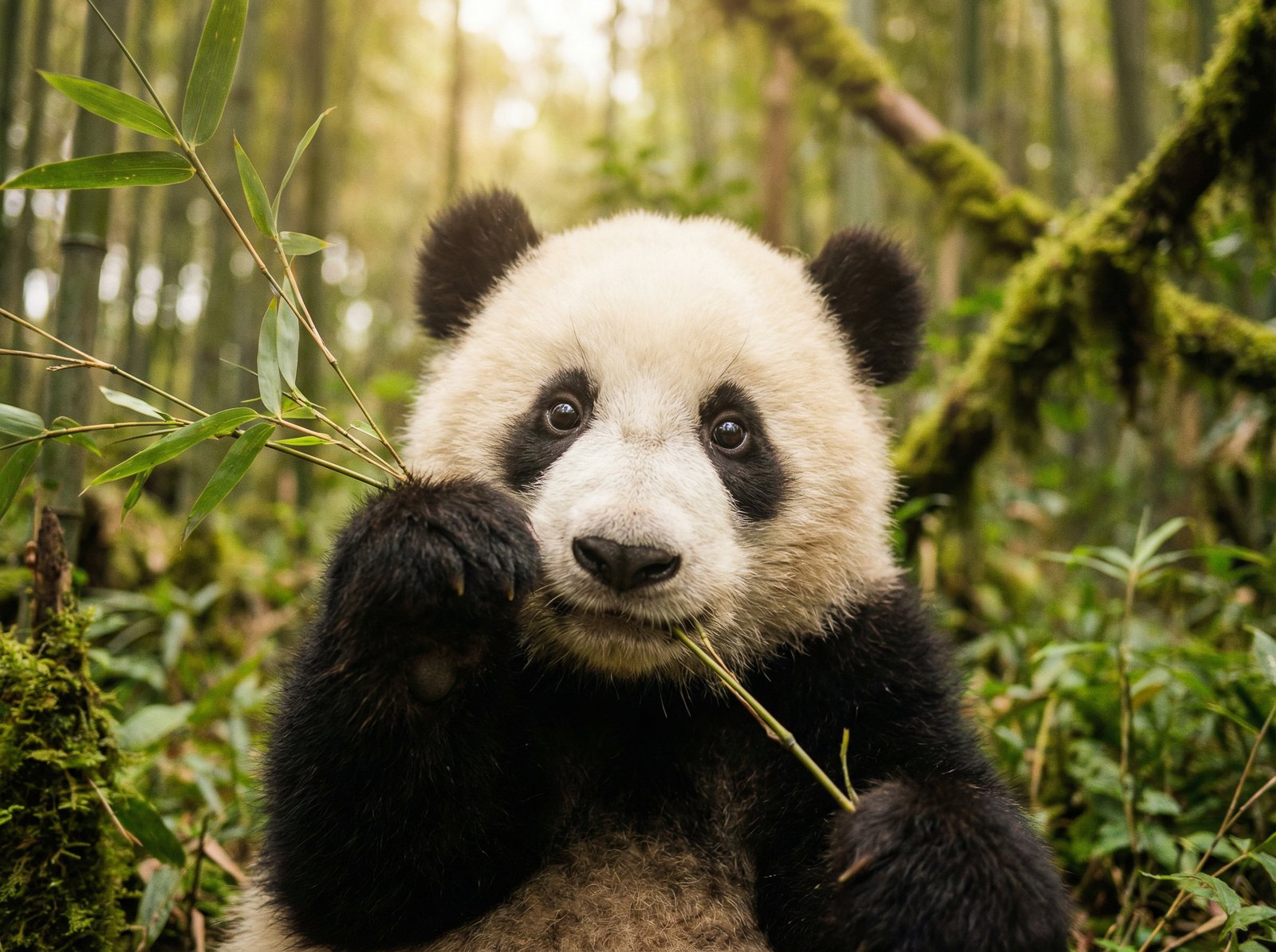 51动漫熊猫竹林嬉戏视频