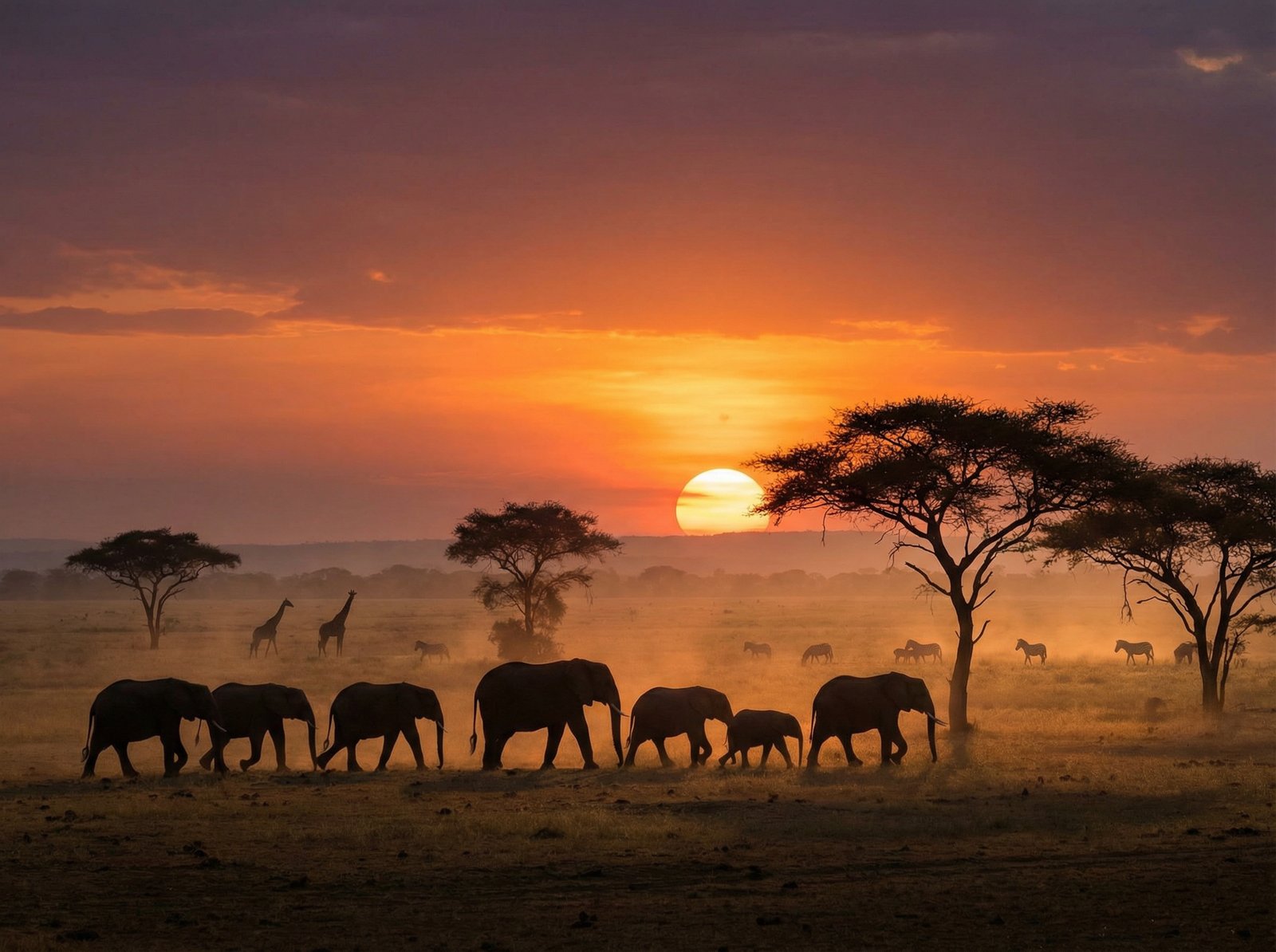 51动漫非洲大草原日落视频